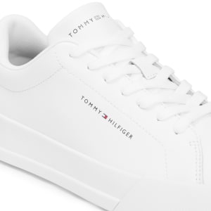 Image number 4 for Tommy Hilfiger Court Trainers White