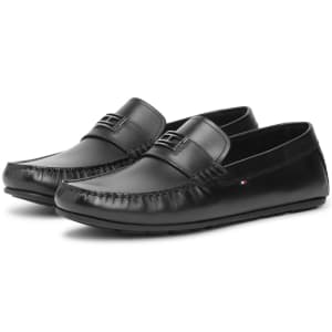 Image number 5 for Tommy Hilfiger Plaque Driver Shoes Black