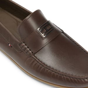 Image number 4 for Tommy Hilfiger Plaque Driver Shoes Brown