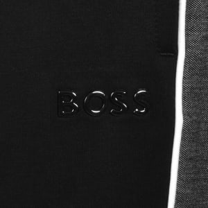 Image number 4 for BOSS Contrast Piping Shorts Black