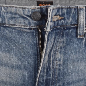 Image number 5 for BOSS Delaware Slim Fit Jeans Bright Blue