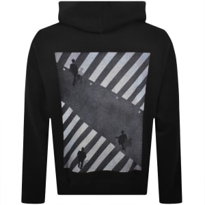 Image number 5 for HUGO Doland Oversized Hoodie Black