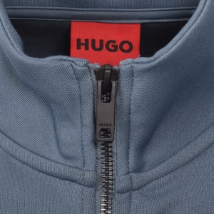 Image number 4 for HUGO Darti Full Zip Sweatshirt Blue