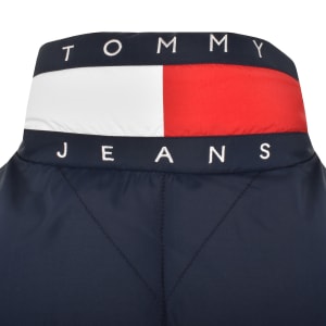 Image number 5 for Tommy Jeans DNA Collar Puffer Jacket Navy