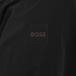 Image number 5 for BOSS Orip Crinkled Nylon Jacket Black