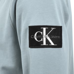 Image number 4 for Calvin Klein Jeans Badge Hoodie Blue