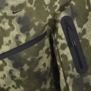 Image number 4 for Nike Tech Windrunner Full Zip Hoodie Green