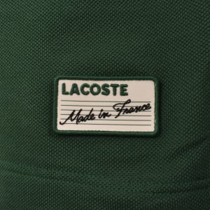 Image number 5 for Lacoste Contrast Collar Polo T Shirt Green
