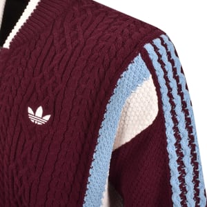 Image number 5 for adidas Originals Wicons Cardigan Maroon