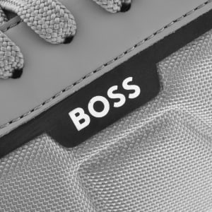 Image number 4 for BOSS Nitan Trainers Open Grey
