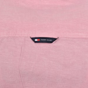 Image number 5 for Tommy Jeans Regular Fit Oxford Shirt Pink