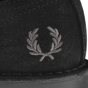 Image number 4 for Fred Perry Linden Suede Shoes Black