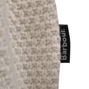 Image number 4 for Barbour Casey Cable Knit Jumper Cream