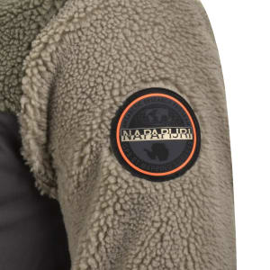 Image number 4 for Napapijri Yupik Full Zip Fleece Hoodie Beige