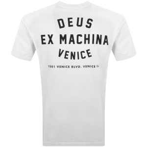 Image number 5 for Deus Ex Machina Venice Skull T Shirt White