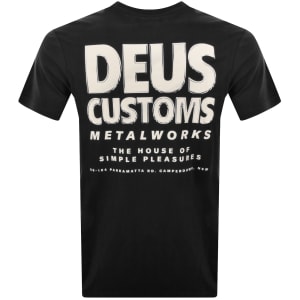 Image number 5 for Deus Ex Machina Chromium T Shirt Black