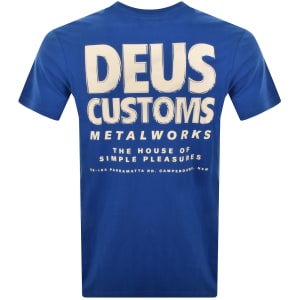 Image number 5 for Deus Ex Machina Chromium T Shirt Blue