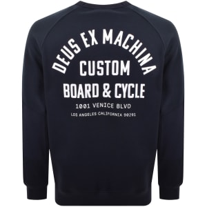 Image number 5 for Deus Ex Machina Flecks Sweatshirt Navy