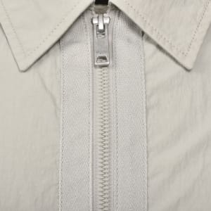 Image number 5 for BOSS Lotape Nylon Overshirt Open Grey