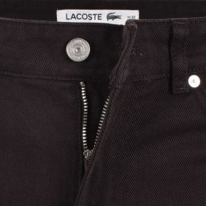 Image number 5 for Lacoste Straight Fit Jeans Brown
