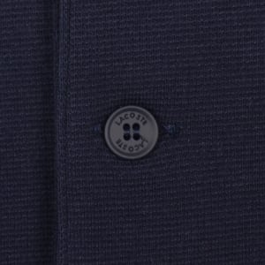 Image number 4 for Lacoste Long Sleeve Polo T Shirt Navy
