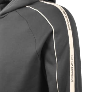 Image number 5 for EA7 Emporio Armani Logo Hoodie Grey