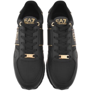 Image number 4 for EA7 Emporio Armani Logo Trainers Black