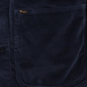 Image number 4 for Ralph Lauren Corduroy Overshirt Navy