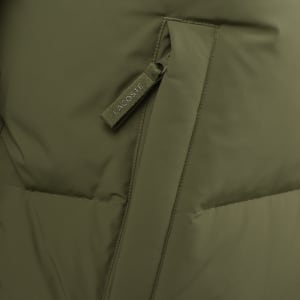 Image number 5 for Lacoste Big Baffle Down Jacket Khaki