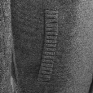 Image number 5 for Lacoste Merino Wool Bomber Jacket Grey