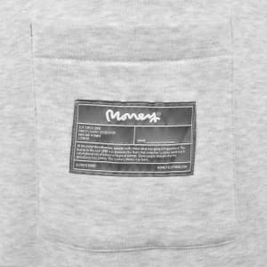 Image number 4 for Money Heavyweight Zip Hooded Tracksuit Grey