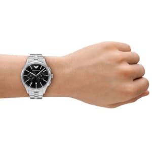 Image number 4 for Emporio Armani Chronograph Watch Silver