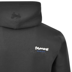 Image number 5 for Money Sig Veneer Hoodie Charcoal Grey