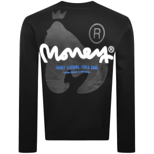 Image number 5 for Money Interflow Crewneck Sweatshirt Black
