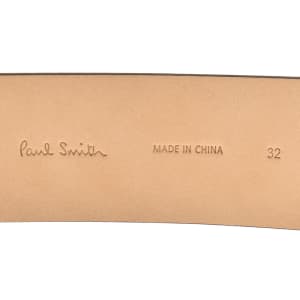 Image number 5 for Paul Smith Stitch Leather Belt Brown