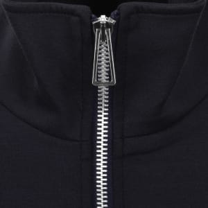 Image number 4 for Paul Smith Half Zip Sweatshirt Navy