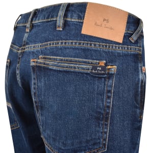 Image number 4 for Paul Smith Relaxed Tapered Jeans Dark Blue