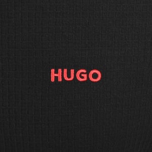 Image number 4 for HUGO Austin Waffle Shorts Black