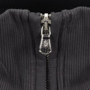 Image number 5 for Sandbanks Quarter Zip Sweatshirt Grey