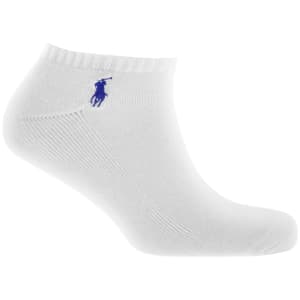 Image number 5 for Ralph Lauren 6 Pack Trainer Socks White