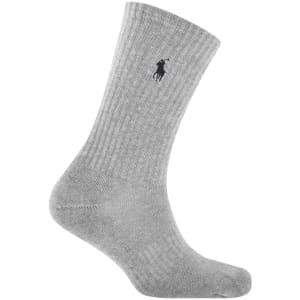 Image number 4 for Ralph Lauren 6 Pack Crew Cut Socks