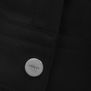 Image number 4 for HUGO Enasoz Overshirt Jacket Black