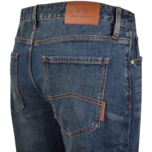 Image number 4 for Armani Exchange Comfort Slim Fit Jeans Blue