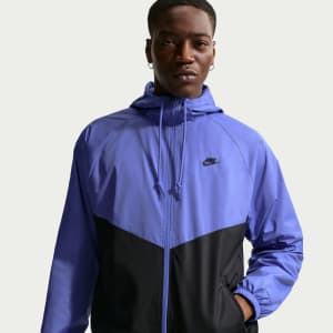 Image number 6 for Nike Windrunner Jacket Sapphire Blue