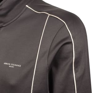 Image number 5 for Armani Exchange Full Zip Sweatshirt Grey