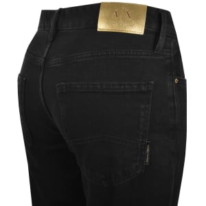 Image number 4 for Armani Exchange J14 Slim Fit Jeans Black