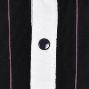 Image number 4 for Fila Classic Vintage Stripe Polo T Shirt Black