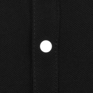 Image number 4 for Fila Zev Cuff Detail Polo T Shirt Black