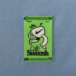 Image number 4 for Nike Sportswear Cafe Swoosh T Shirt Blue