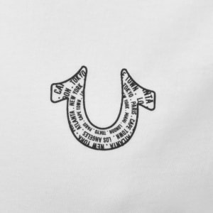 Image number 4 for True Religion Spiral T Shirt White